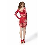 Бодістокінг Passion BS105 One Size, red - мініатюра 2