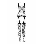 Бодістокінг Passion BS106 One Size, white - мініатюра 4