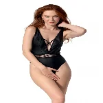 Боді Passion KRISTEEN BODY black S/M - мініатюра 1