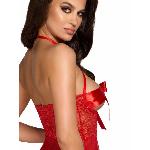 Бебі-дол Kissable Sexy Kiss Babydoll Red L/XL - мініатюра 5