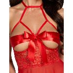 Бебі-дол Kissable Sexy Kiss Babydoll Red L/XL - мініатюра 4