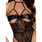 Боді Kissable Sexy Kiss Body Black L/XL - мініатюра 3