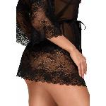 Пеньюар Kissable Midnight Kiss Negligee S/M - мініатюра 4