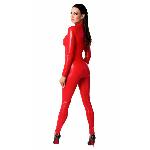 Комбінезон Noir Handmade F353 Red powerwetlook overall - XXL - мініатюра 2