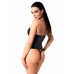 Корсет Noir Handmade F334 Powerwetlook corset - M - мініатюра 3