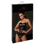 Корсет Noir Handmade F334 Powerwetlook corset - XL - мініатюра 8