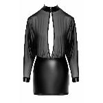 Сукня Noir Handmade F348 Powerwetlook and tulle dress - L - мініатюра 5