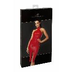 Сукня Noir Handmade F354 Red powerwetlook dress - L - мініатюра 8