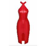 Сукня Noir Handmade F354 Red powerwetlook dress - M - мініатюра 7