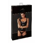 Топ Noir Handmade F346 Powerwetlook top - 3XL - мініатюра 6