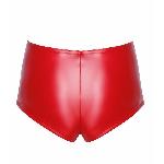 Шорти Noir Handmade F356 Red powerwetlook shorts - M - мініатюра 7