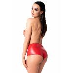 Шорти Noir Handmade F356 Red powerwetlook shorts - M - мініатюра 4