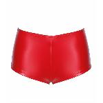 Шорти Noir Handmade F356 Red powerwetlook shorts - S - мініатюра 6