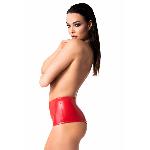 Шорти Noir Handmade F356 Red powerwetlook shorts - 3XL - мініатюра 3