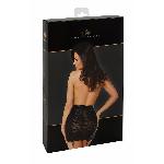 Спідниця Noir Handmade F341 Powerwetlook and lace skirt - S - мініатюра 9