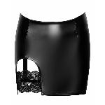 Спідниця Noir Handmade F345 Powerwetlook skirt with garter - XL - мініатюра 5
