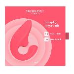 Вагінально-кліторальний стимулятор Womanizer Blend Vibrant Rose, вібрація + вакуум, 2 мотори - мініатюра 7