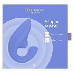 Вагінально-кліторальний стимулятор Womanizer Blend Vibrant Blue, вібрація + вакуум, 2 мотори - мініатюра 7