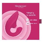 Вагінально-кліторальний стимулятор Womanizer Blend Vibrant Pink, вібрація + вакуум, 2 мотори - мініатюра 7