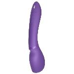 Смарт-вібромасажер We-Vibe Wand 2 Purple, дуже потужний, функція Smart Silence - мініатюра 2