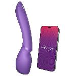 Смарт-вібромасажер We-Vibe Wand 2 Purple, дуже потужний, функція Smart Silence - мініатюра 5