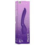 Смарт-вібромасажер We-Vibe Wand 2 Purple, дуже потужний, функція Smart Silence - мініатюра 8