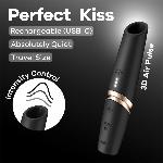 Вакуумний стимулятор Satisfyer Perfect Kiss, магнітна технологія 3D Air Pulse, 30 режимів роботи - мініатюра 6