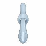 Вібратор з ротацією Satisfyer Heat Flex 4 Blue, підігрів до 39°C - мініатюра 4