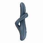 Вібратор з ротацією Satisfyer Heat Flex 4 Grey, підігрів до 39°C - мініатюра 2