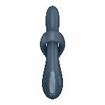 Вібратор з ротацією Satisfyer Heat Flex 4 Grey, підігрів до 39°C - мініатюра 4