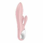 Вібратор-кролик надувний Satisfyer Air Pump Bunny 3, 12 режимів, подвійний відросток - мініатюра 5