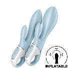 Вібратор-кролик надувний Satisfyer Air Pump Bunny 1 - мініатюра 1