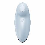 Вібростимулятор-пульсатор Satisfyer Tap & Climax 2 Blue, ефект постукування пальцем - мініатюра 3