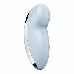 Вібростимулятор-пульсатор Satisfyer Tap & Climax 2 Blue, ефект постукування пальцем - мініатюра 4