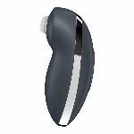 Вібростимулятор-пульсатор Satisfyer Tap & Climax 2 Grey, ефект постукування пальцем - мініатюра 2