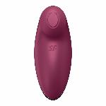 Вібростимулятор-пульсатор Satisfyer Tap & Climax 2 Red, ефект постукування пальцем - мініатюра 3