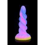 Фентезійний фалоімітатор Creature Cocks Glow-in-the-Dark Unicorn Dildo, світиться в темряві, 20,6 см - мініатюра 5