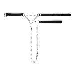 Нашийник з повідцем Bedroom Fantasies: Collar with Chain - Silver - мініатюра 4