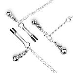 Затискачі для сосків та клітора Bedroom Fantasies: Nipple and Clitoris Clamps - Silver - мініатюра 4
