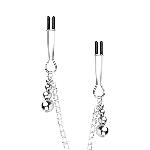 Затискачі для сосків та клітора Bedroom Fantasies: Nipple and Clitoris Clamps - Silver - мініатюра 5