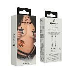 Затискачі для сосків Bedroom Fantasies: Nipple Clamps with Beaded Chain - Silver - мініатюра 7