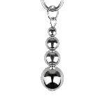 Затискачі для сосків Bedroom Fantasies: Nipple Clamps with Beaded Chain - Silver - мініатюра 6