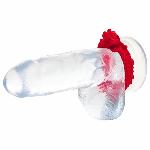 Ерекційне кільце – дракон Creature Cocks Rise of the Dragon Silicone Penis Ring – Red, діаметр 4 см - мініатюра 7
