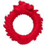 Ерекційне кільце – дракон Creature Cocks Rise of the Dragon Silicone Penis Ring – Red, діаметр 4 см - мініатюра 1