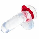 Ерекційне кільце – дракон Creature Cocks Rise of the Dragon Silicone Penis Ring – Red, діаметр 4 см - мініатюра 6