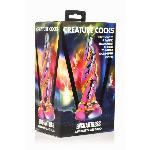 Фентезійний скляний фалоімітатор Creature Cocks Enchanting Rainbow Glass Dildo, 16 см - мініатюра 4