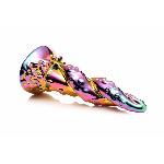 Фентезійний скляний фалоімітатор Creature Cocks Enchanting Rainbow Glass Dildo, 16 см - мініатюра 2