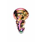 Фентезійний скляний фалоімітатор Creature Cocks Enchanting Rainbow Glass Dildo, 16 см - мініатюра 3