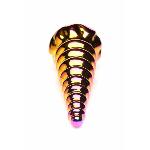 Фентезійний скляний фалоімітатор Creature Cocks Twilight Rainbow Glass Dildo, 16 см - мініатюра 3