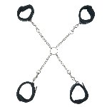Хрестовина Punishment - Hog-Tie - Black - мініатюра 1